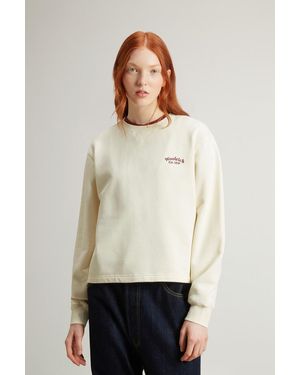 Woolrich Donna Felpa Girocollo - Neutro