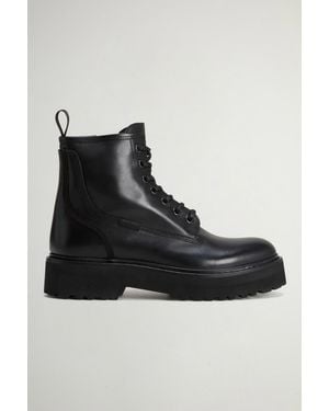 Woolrich Donna Stivaletti Main - Nero