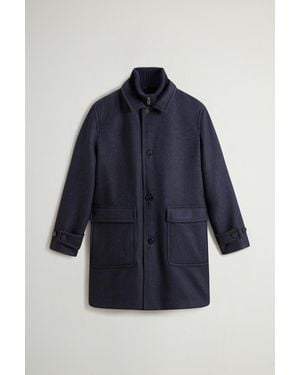 Woolrich Uomo Cappotto - Blu