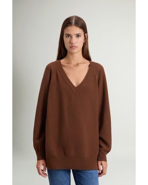 Woolrich Donna Maglione - Marrone