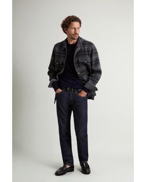 Woolrich Uomo Giacca A Camicia - Blu
