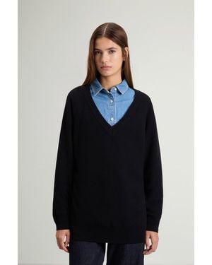 Woolrich Donna Maglione - Blu