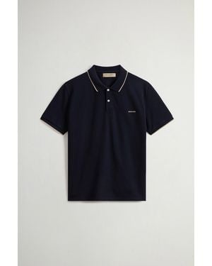 Woolrich Uomo Polo Monterey - Blu