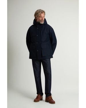 Woolrich Veste Imperméable Mountain En Gore-Tex Recyclé Pour Homme Couleur Taille - Bleu