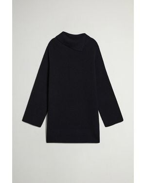 Woolrich Donna Maglione A Collo Alto - Nero
