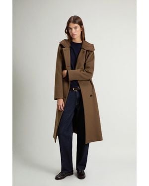 Woolrich Donna Cappotto Doppiopetto - Multicolore