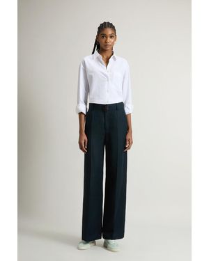 Woolrich Donna Pantaloni - Blu