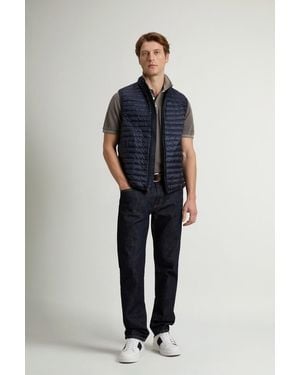 Woolrich Veste Sans Manches Rembourrée Allen En Nylon Ripstop Pour Homme Couleur Taille - Bleu