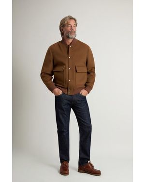 Woolrich Uomo Bomber Miles - Blu