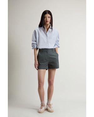 Woolrich Pantalones Cortos De Popelina De Puro Algodón Para Mujer Talla - Multicolor