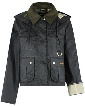 Barbour Liza Waxed Cotton Jacket - Black