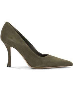 Ferragamo Elydea 95Mm Pumps - Green