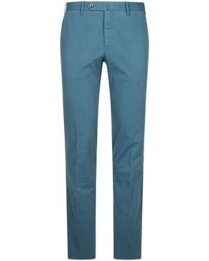 PT01 Light Cotton Blend Pants - Blue
