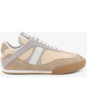 Chloé Kick Suede Sneakers - Natural