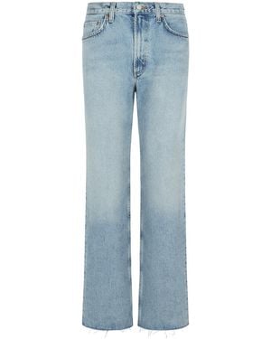 Agolde Leena Stage Regenerated Cotton Jeans - Blue