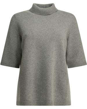 Alaïa Alaïa Cashmere Turtleneck Sweater - Gray