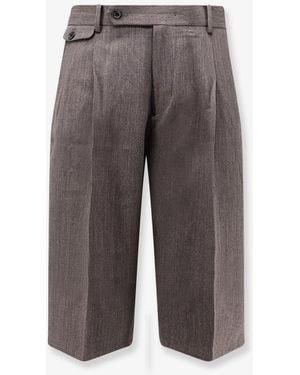 Tonywack Wool Blend Bermuda Shorts Melange - Gray