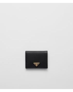 Prada Saffiano Leather Wallet - White