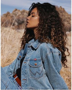 Wrangler X Coors Embroidery Jacket Größe - Blau
