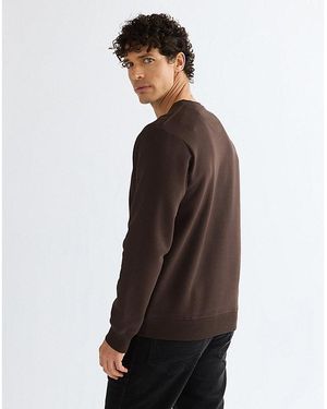 Wrangler Regular Small Graphic Crew Sweatshirt - Brown