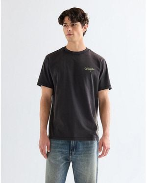 Wrangler Relaxed Graphic Tee - Black