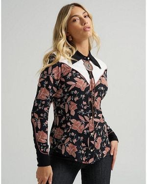 Wrangler X Lainey Wilson Floral Western Shirt - Multicolour