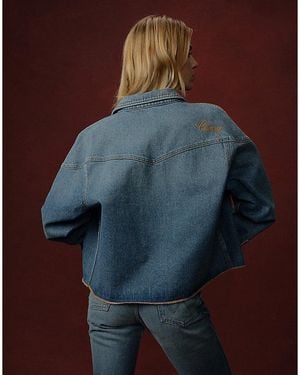 Wrangler X Cherry Shirt Jacket - Blue
