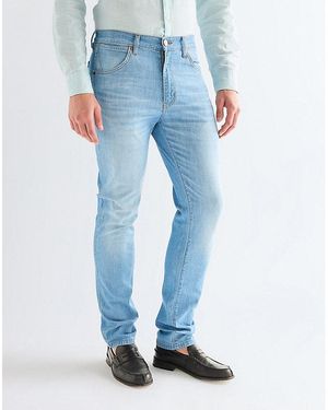 Wrangler Larston Slim Tapered Lightweight Low Stretch Jean Size 28 X32 - Blue