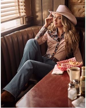 Wrangler Lainey Wilson X Lainey Mae Boot Größe 24 X32 - Braun