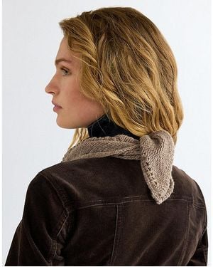 Wrangler Wool Bandana Scarf - Brown