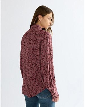 Wrangler Regular Drama Collar Shirt Größe - Rot