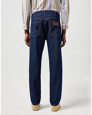 Wrangler Frontier Non Stretch Relaxed Straight Jean Size 28 X32 - Blue