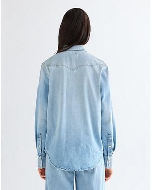 Wrangler Regular Heritage Lightweight Shirt - Blue