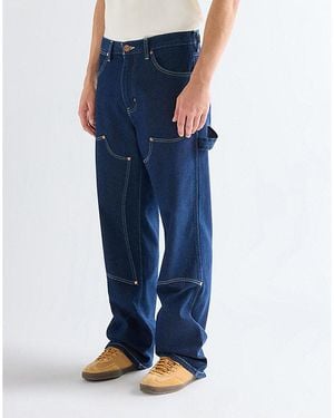 Wrangler Relaxed Carpenter Double Knee Lightweight Jean Size 28 X32 - Blue