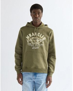 Wrangler Regular Americana Hoodie - Green