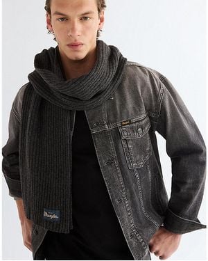 Wrangler Wool Scarf - Black