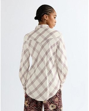 Wrangler Regular Drama Collar Shirt - Natural