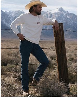 Wrangler X Coors Crewneck Sweatshirt - Blue
