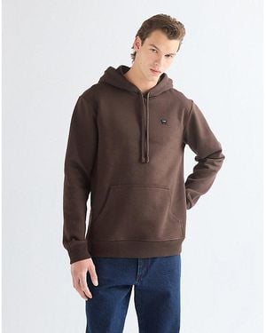 Wrangler Regular Sign Off Hoodie - Brown