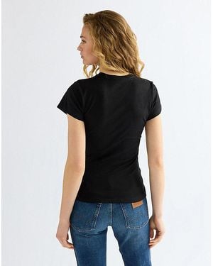 Wrangler Slim Shrunken Band Tee - Black