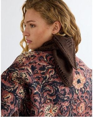Wrangler Wool Bandana Scarf - Brown