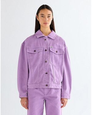 Wrangler Relaxed Cowgirl Lightweight Jacket - Purple