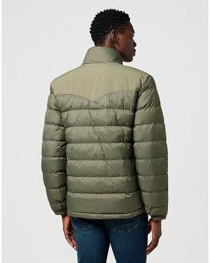Wrangler Regular Packable Puffer Jacket - Green