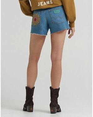 Wrangler Lainey Wilson X Emb Cowboy Short 7.62Cm - Blue