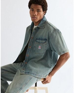 Wrangler Relaxed Toughlite Short Sleeve Overshirt - Green