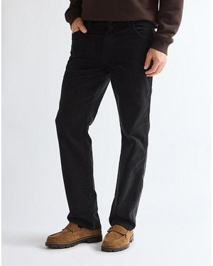 Wrangler Texas Straight Corduroy Trousers Size 30 X32 - Black