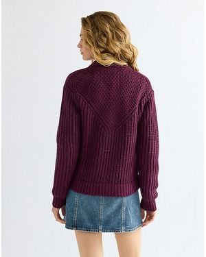 Wrangler Regular Western Cardigan Größe - Lila