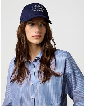 Wrangler Slogan Cap - Blue