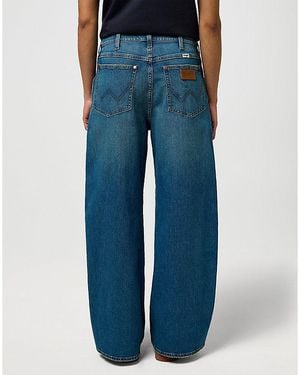Wrangler Low Rise Big Baggy Jean Size 24 X32 - Blue