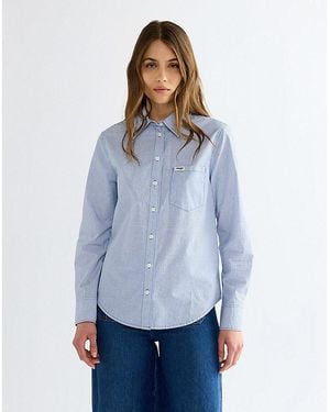 Wrangler Regular One Pocket Shirt - Blue